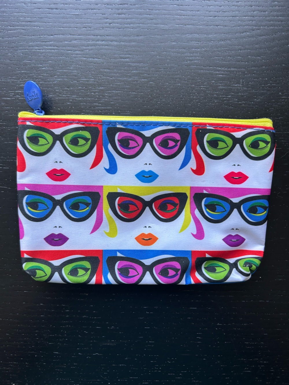 5/$25 Ipsy January 2016 bag Colorful Sunglasses Print Zip Pouch